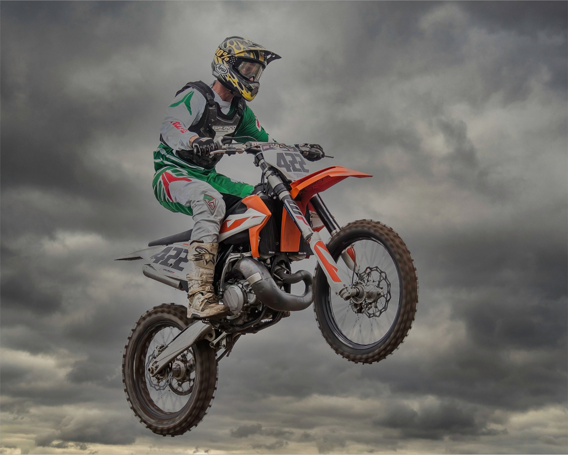 3rd Moto crosser by John Hughes